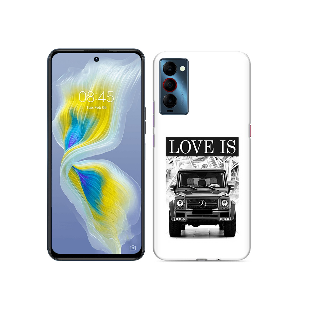 

Чехол MyPads Tocco для Tecno Camon 18 гелик, Прозрачный, Tocco