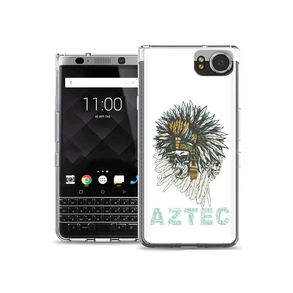 

Чехол MyPads Tocco для BlackBerry KeyOne скелет индеец, Tocco