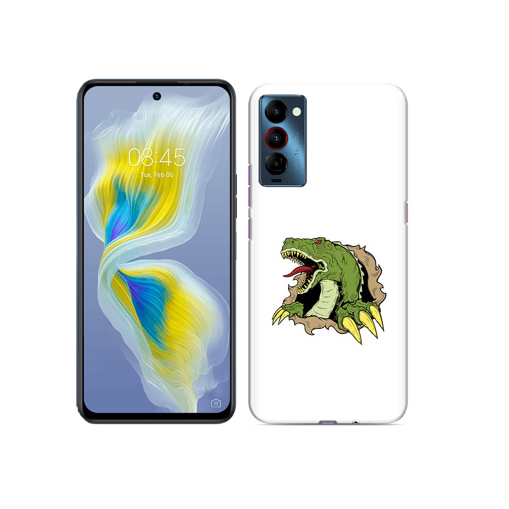 

Чехол MyPads Tocco для Tecno Camon 18 годзила, Прозрачный, Tocco