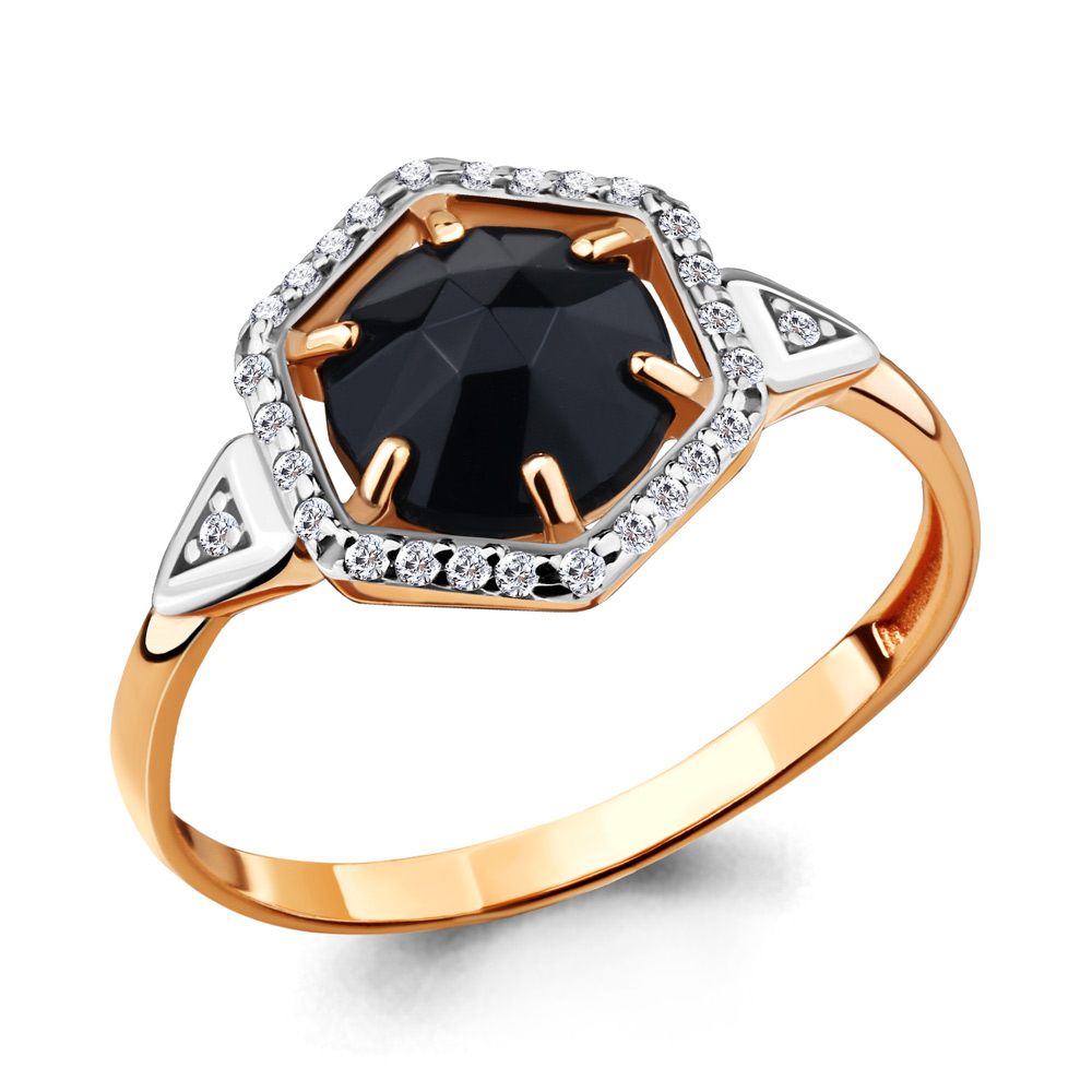 

Кольцо из серебра р. 17,5 AQUAMARINE 68309АЧ_925_з, 68309АЧ_925_з