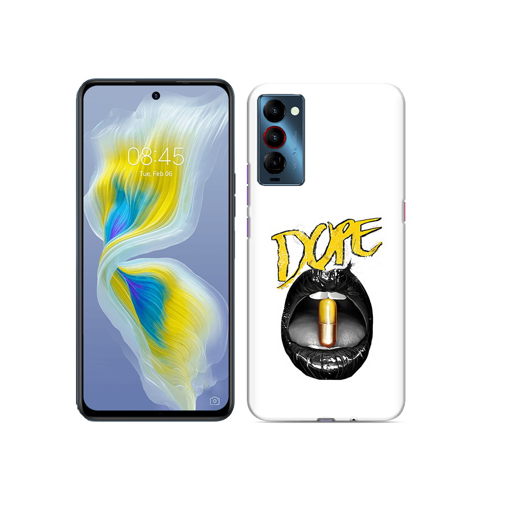 

Чехол MyPads Tocco для Tecno Camon 18 губы, Прозрачный, Tocco