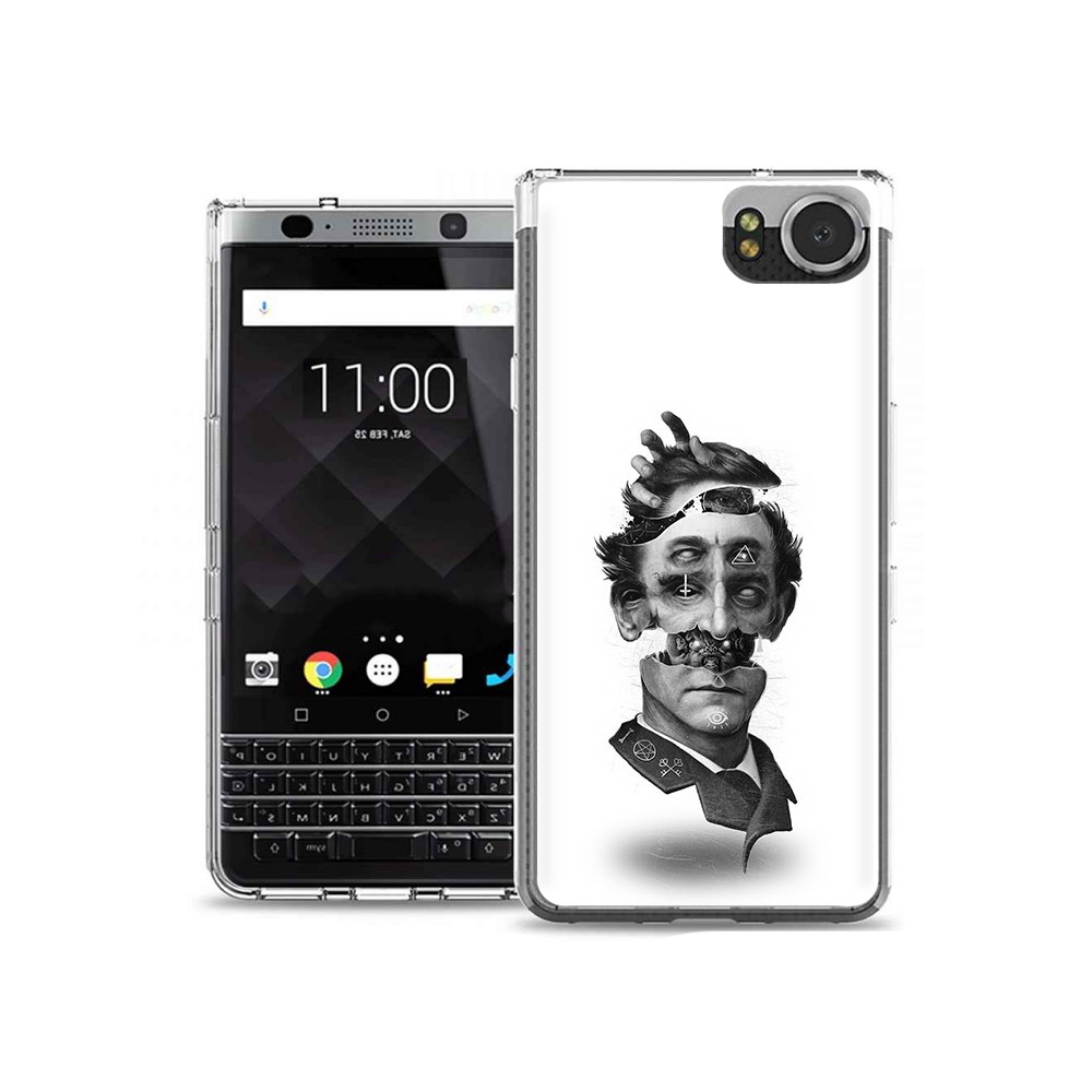 

Чехол MyPads Tocco для BlackBerry KeyOne страшное лицо абстракция, Tocco