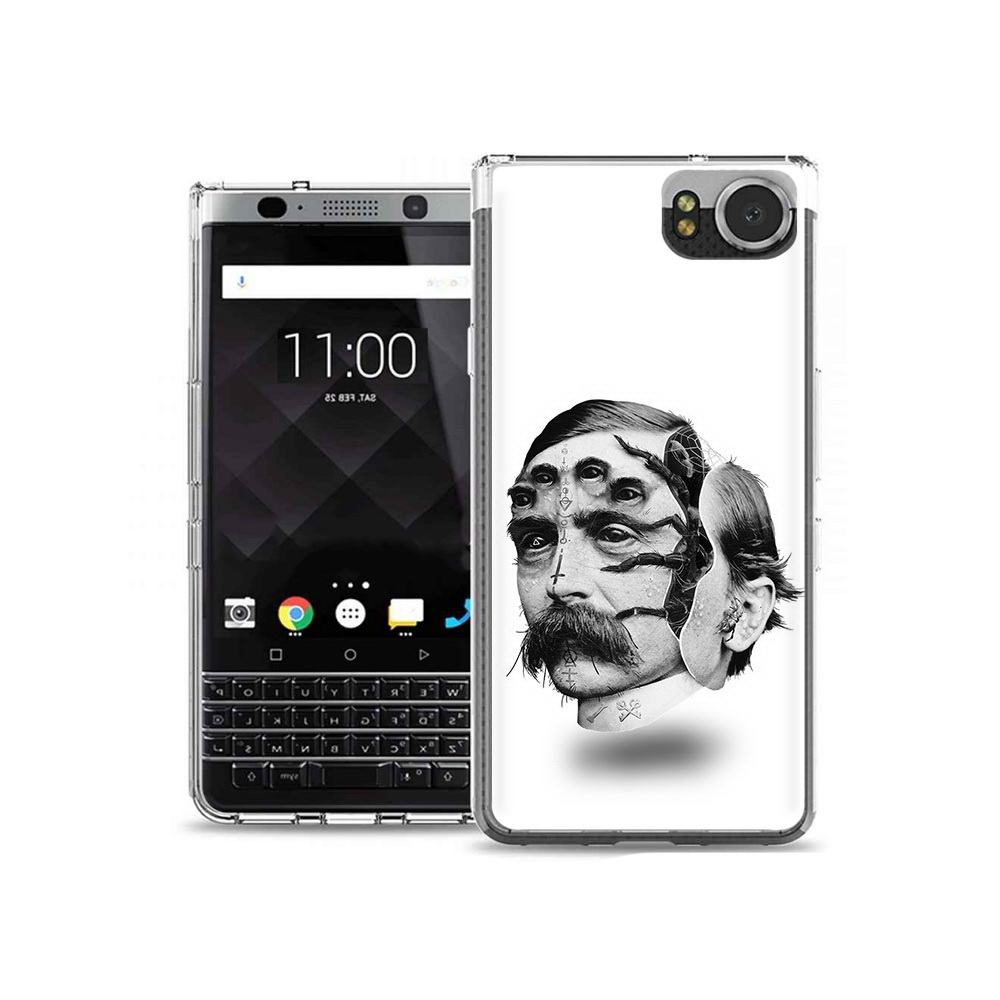 

Чехол MyPads Tocco для BlackBerry KeyOne страшное лицо мужчины, Tocco