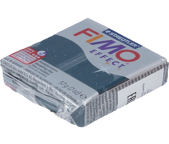 Глина полимерная FIMO Effect запекаемая, звёздная пыль 57 грамм, арт. 8020-903