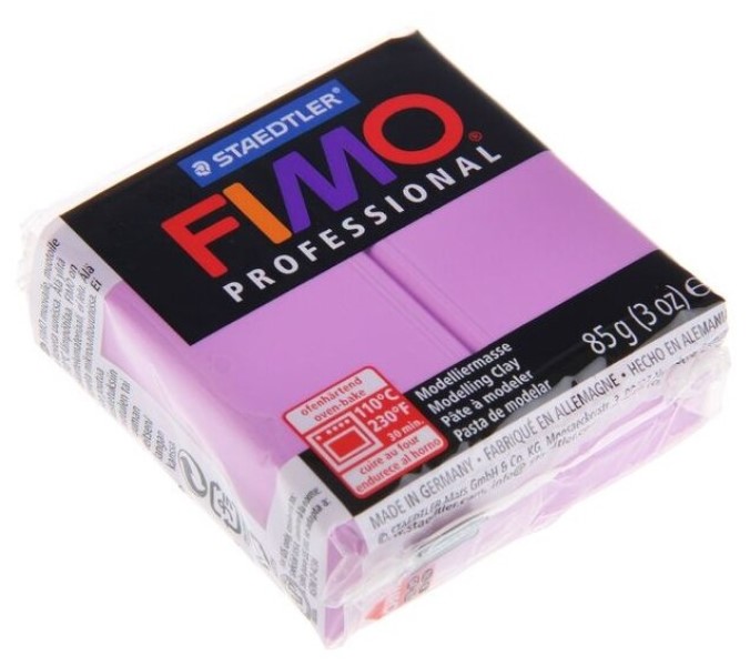 Глина полимерная FIMO Professional запекаемая 85 грамм, лаванда, арт. 8004-62 Staedtler