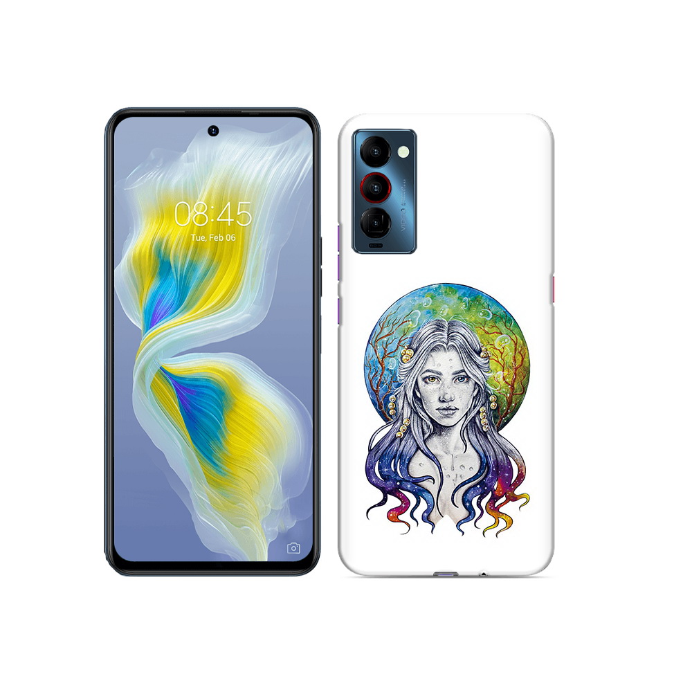 

Чехол MyPads Tocco для Tecno Camon 18 девушка с красивыми волосами, Прозрачный, Tocco