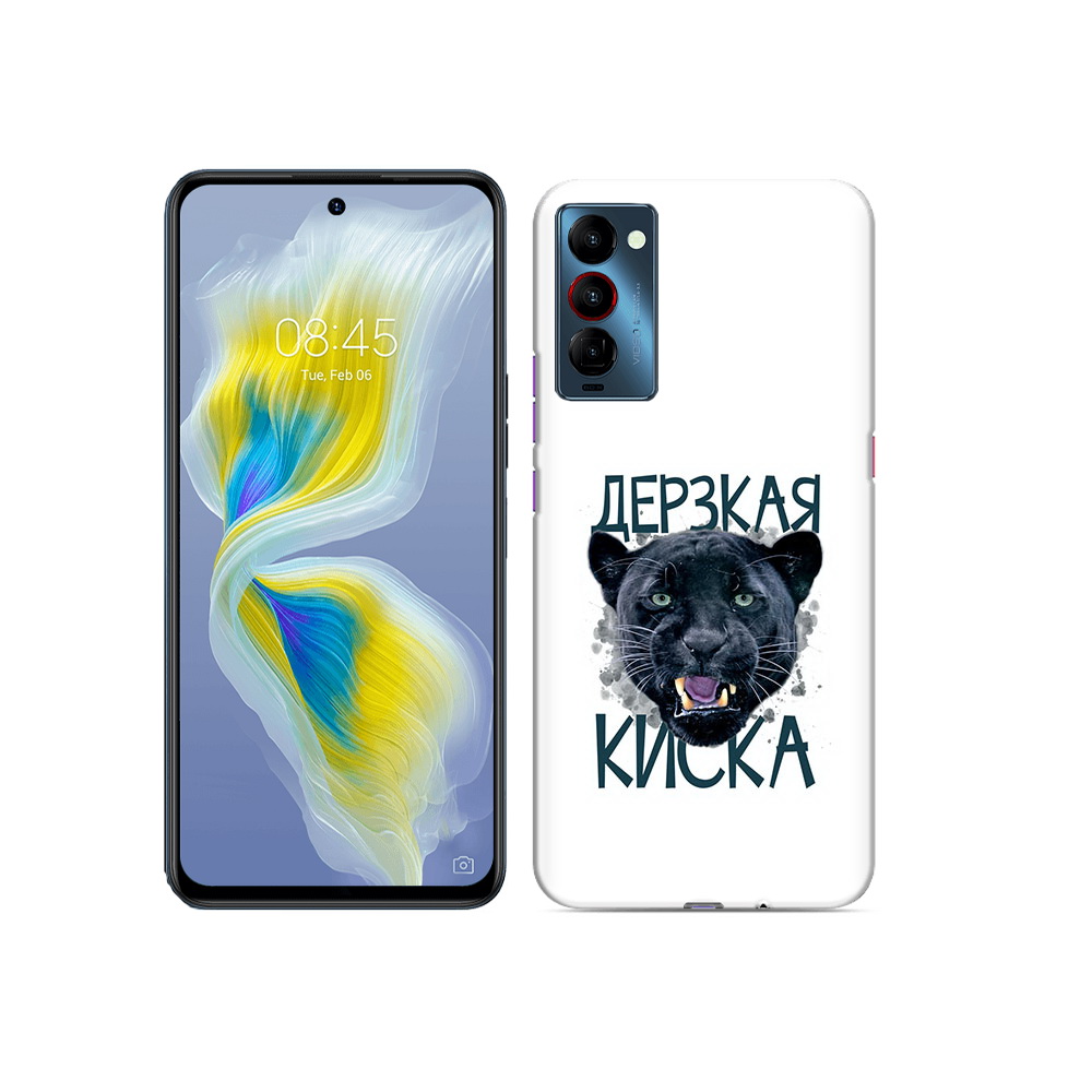 

Чехол MyPads Tocco для Tecno Camon 18 дерзкая киска, Прозрачный, Tocco