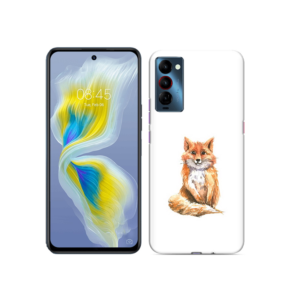 

Чехол MyPads Tocco для Tecno Camon 18 детская лиса, Прозрачный, Tocco