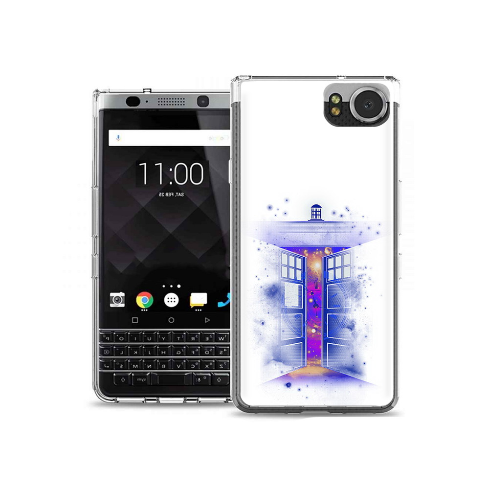 

Чехол MyPads Tocco для BlackBerry KeyOne фиолетовый уголок абстракция, Tocco