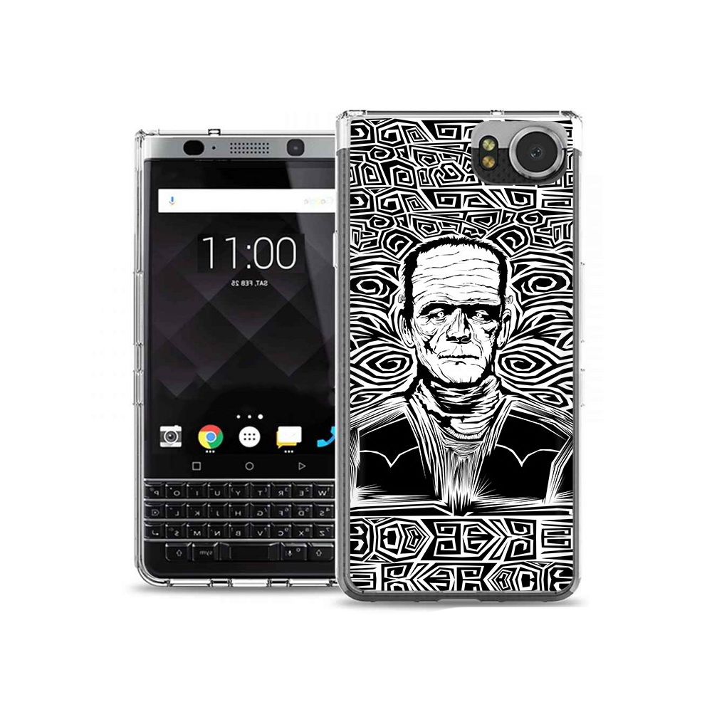 

Чехол MyPads Tocco для BlackBerry KeyOne франкенштейн черно белый, Tocco