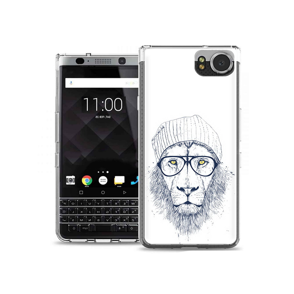 

Чехол MyPads Tocco для BlackBerry KeyOne хиппи лев, Tocco