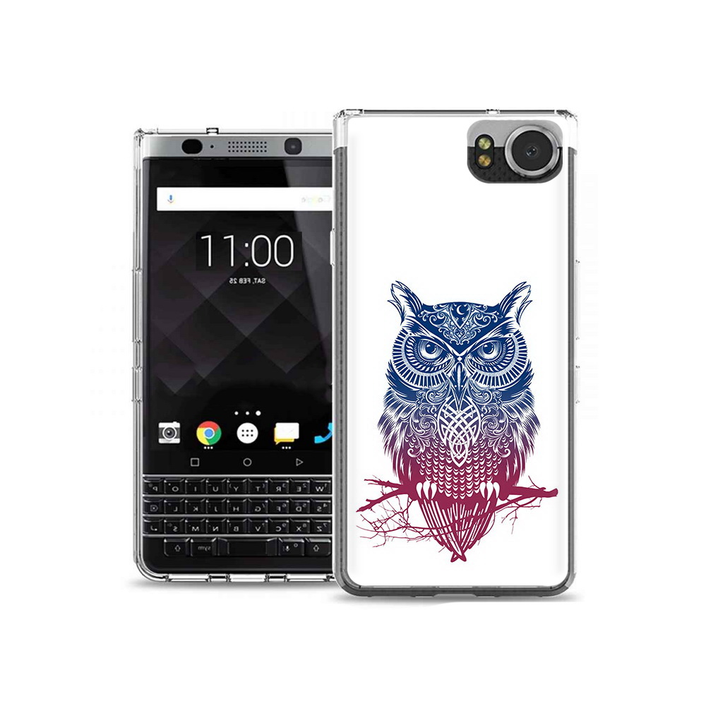 

Чехол MyPads Tocco для BlackBerry KeyOne хиппи сова, Tocco