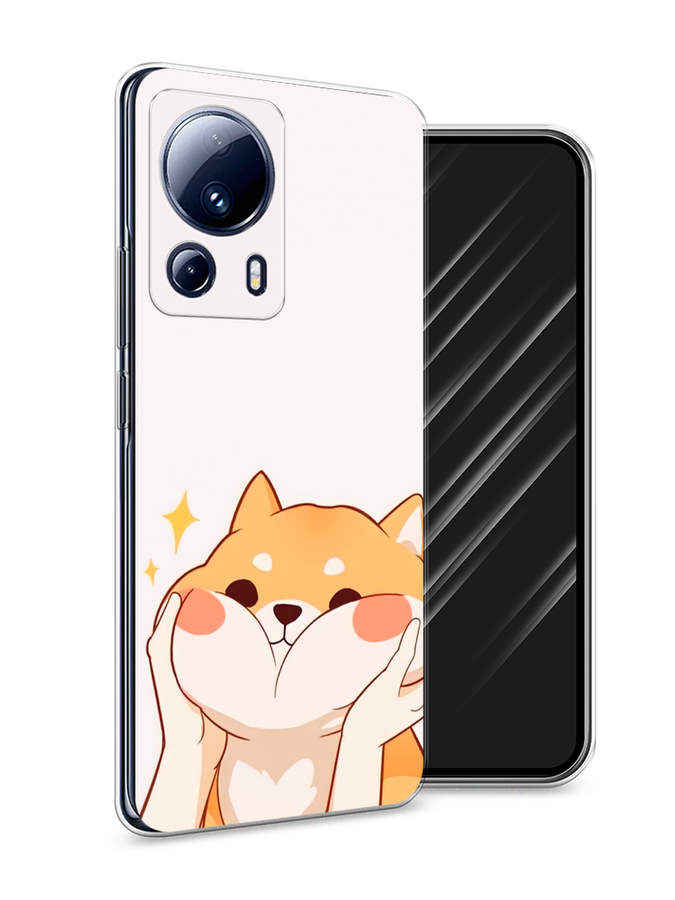

Чехол Awog на Xiaomi 13 Lite "Сладкий песик", Оранжевый, 318150-1