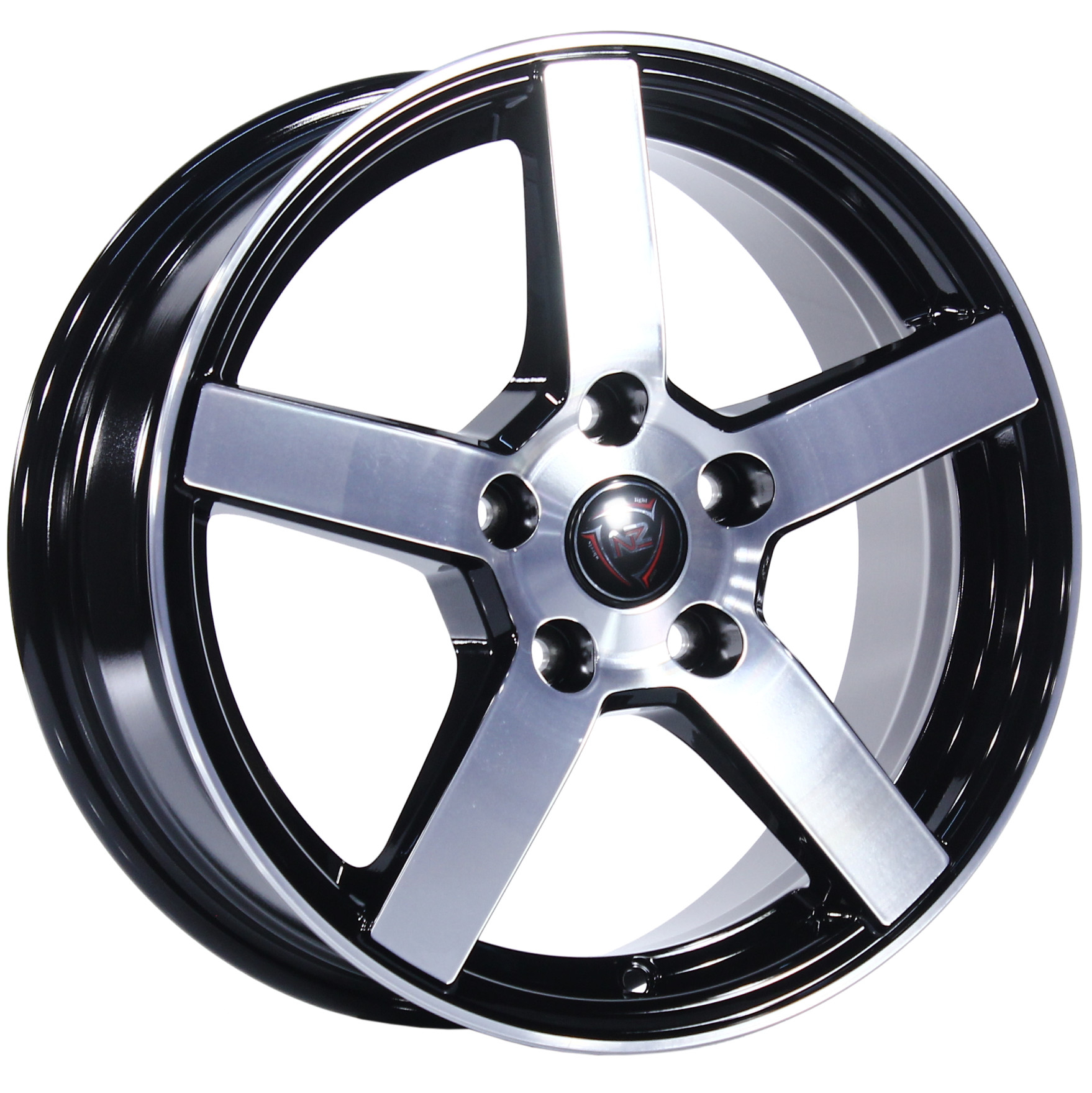 

Колесный диск NZ_Россия R-02 bkf 6.5x16/5x112 D57.1 ET42, Серебристый;черный