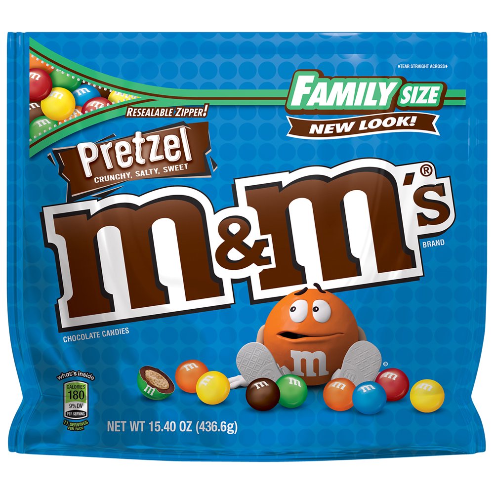 

Шоколадное Драже M&M's Pretzel М&М'c Претцель США 226,8г, Конфеты