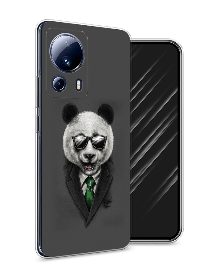 

Чехол Awog на Xiaomi 13 Lite "Деловая панда", Серый;зеленый, 318150-10