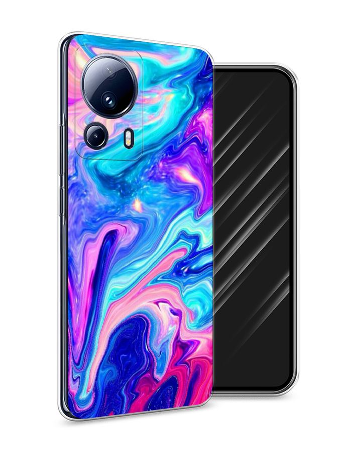 

Чехол Awog на Xiaomi 13 Lite "Потеки краски", Розовый, 318150-10