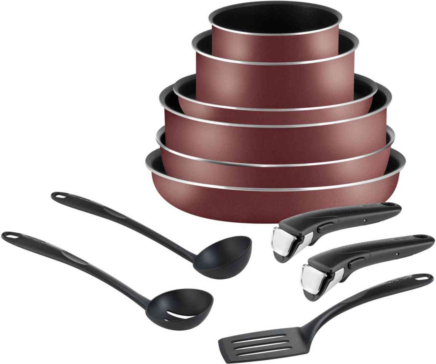

Набор комбинированный Tefal Ingenio Red 11 предметов