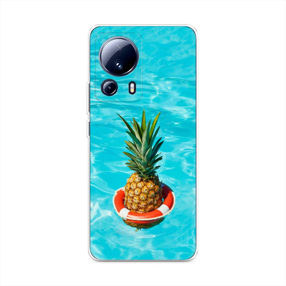 

Чехол Awog на Xiaomi 13 Lite "Ананас в бассейне", Бирюзовый, 318150-10