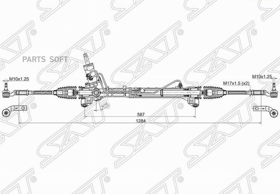 

Рейка Рулевая Nissan X-Trail 00-07 Lhd Sat арт. ST-49001-8H910