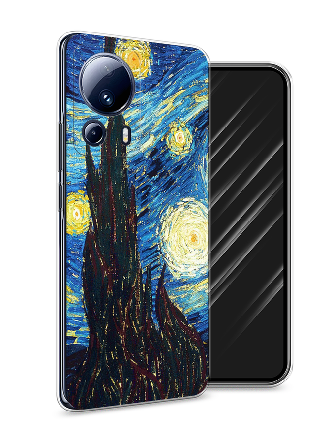 

Чехол Awog на Xiaomi 13 Lite "Ван Гог Звездная ночь", Желтый, 318150-9