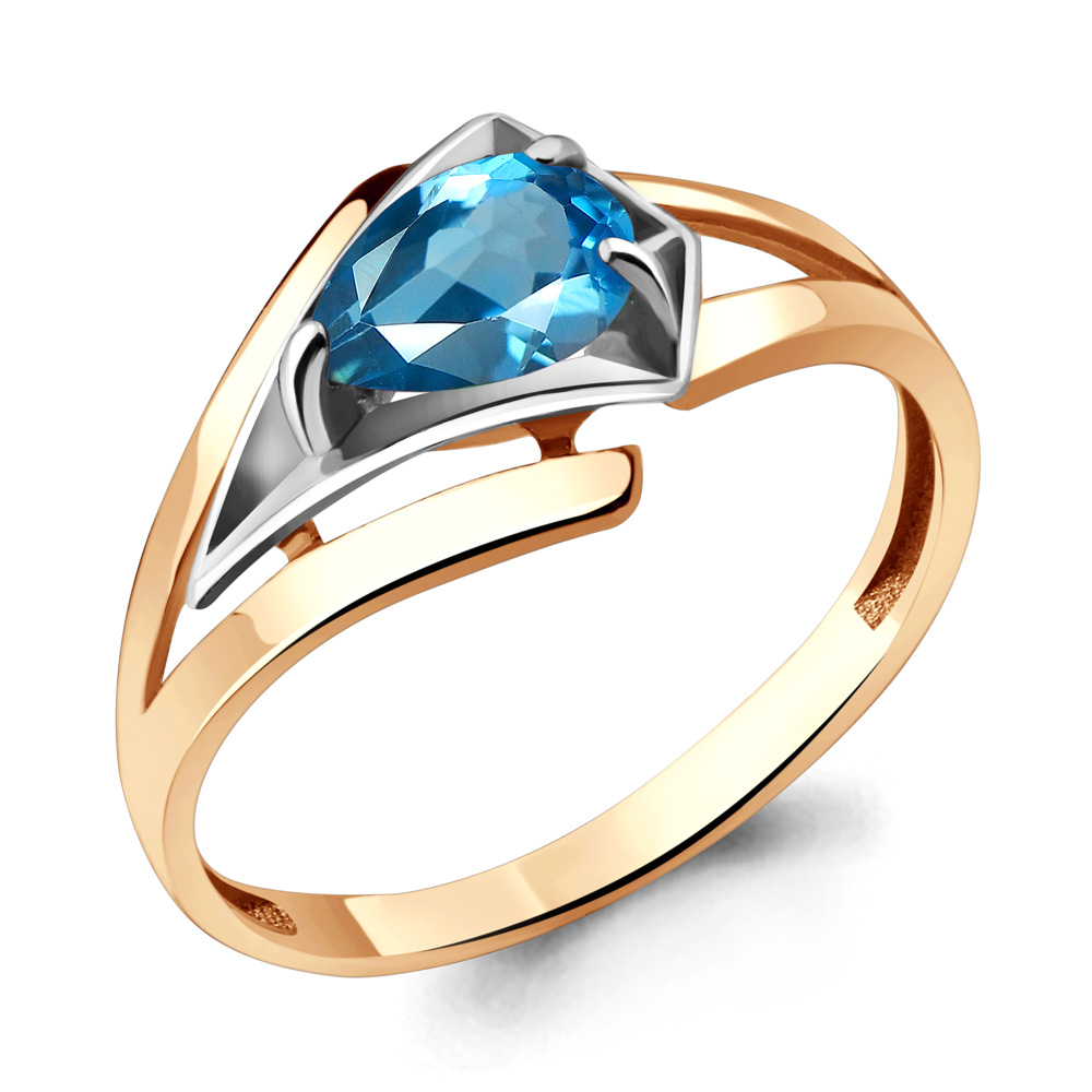 

Кольцо из золота р. 17,5 AQUAMARINE 6578805_585_кз, 6578805_585_кз