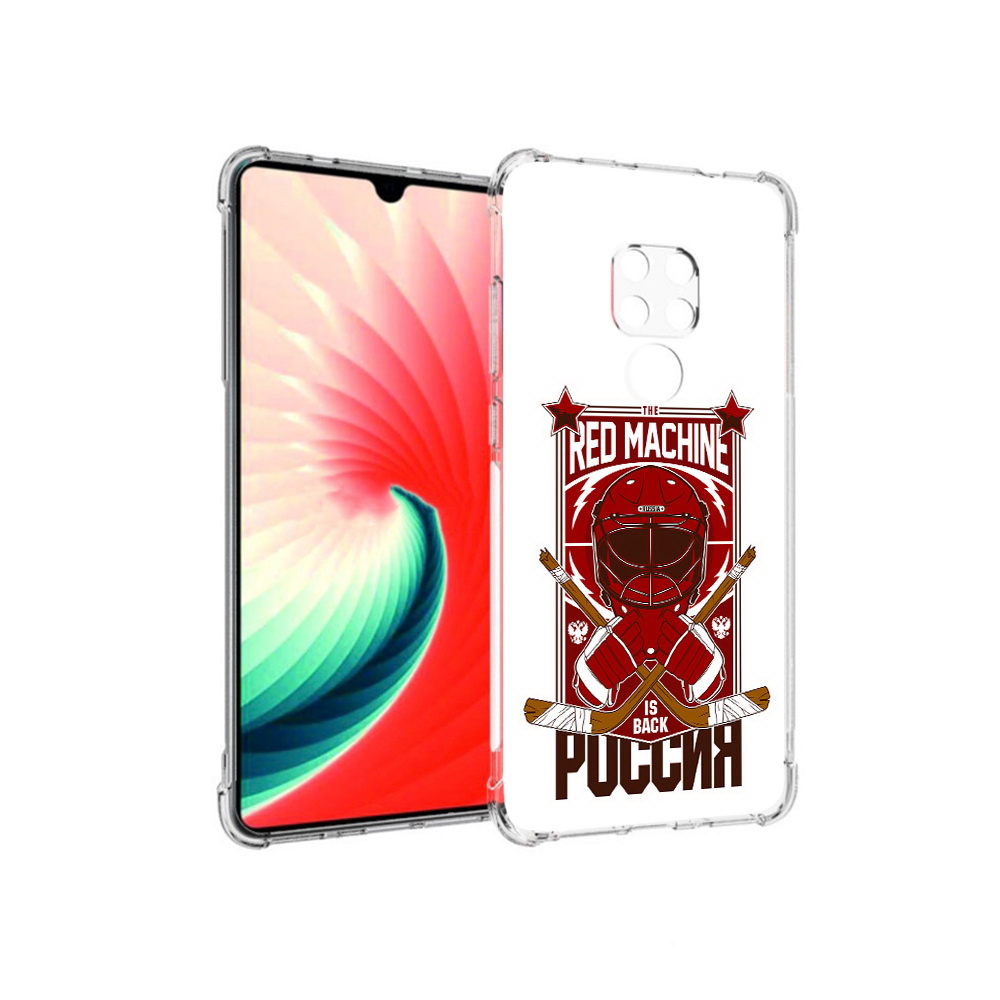 

Чехол MyPads Tocco для Huawei Mate 20 хоккей россия, Прозрачный, Tocco