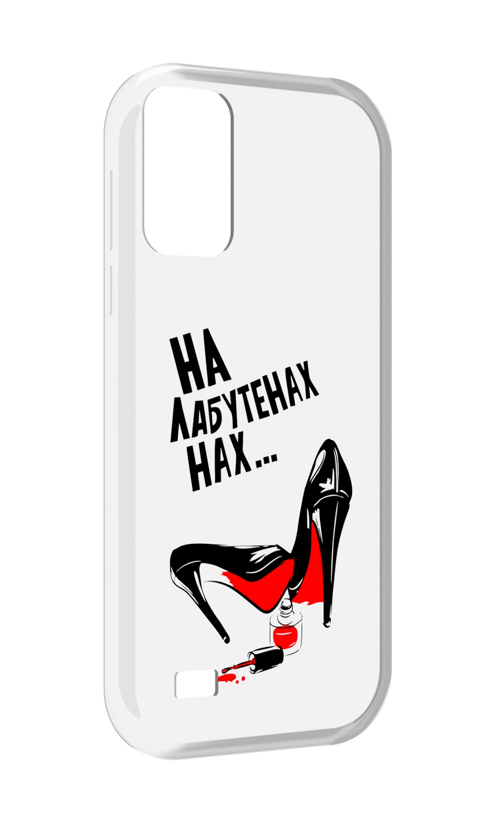 

Чехол MyPads на лабутенах для Oukitel C31, Прозрачный, Tocco