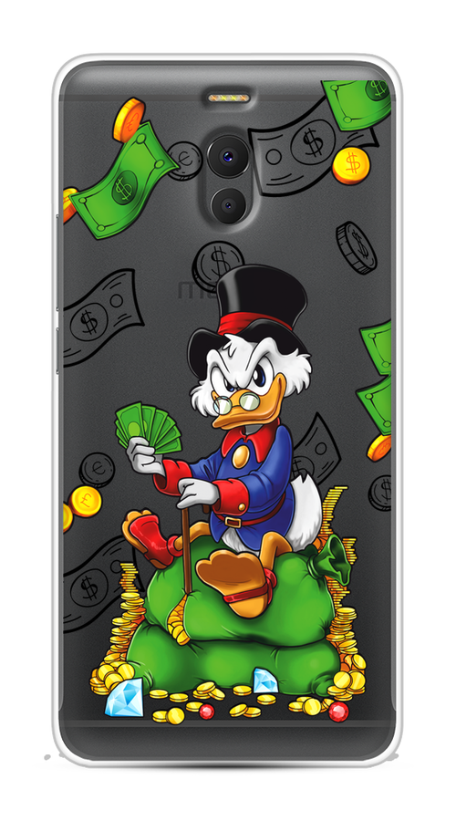 

Чехол на Meizu M6 Note "Scrooge Richness", Черный;синий;зеленый, 72150-1