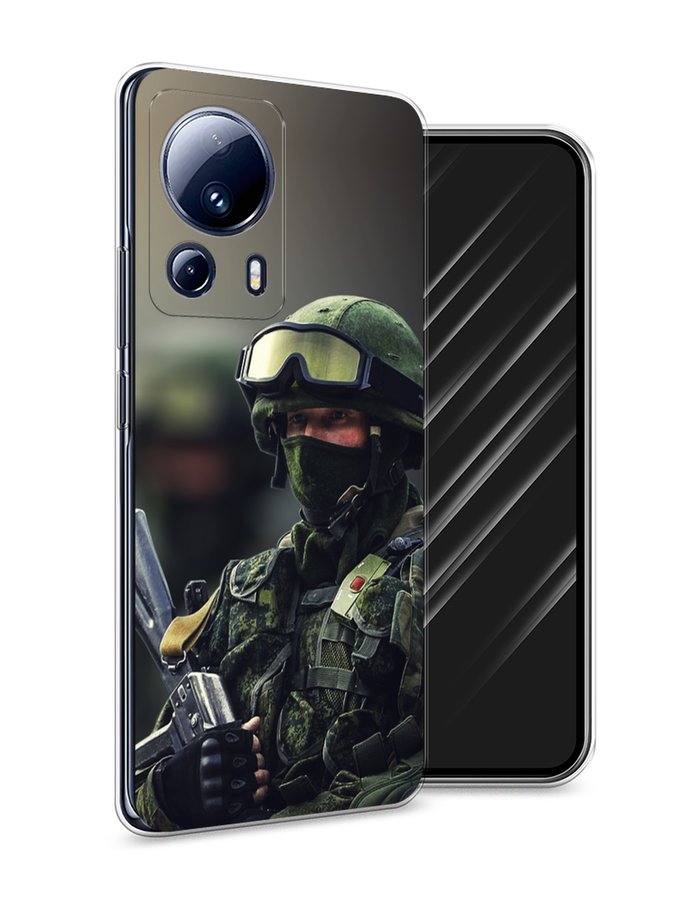

Чехол Awog на Xiaomi 13 Lite "Солдат", Зеленый;серый, 318150-5