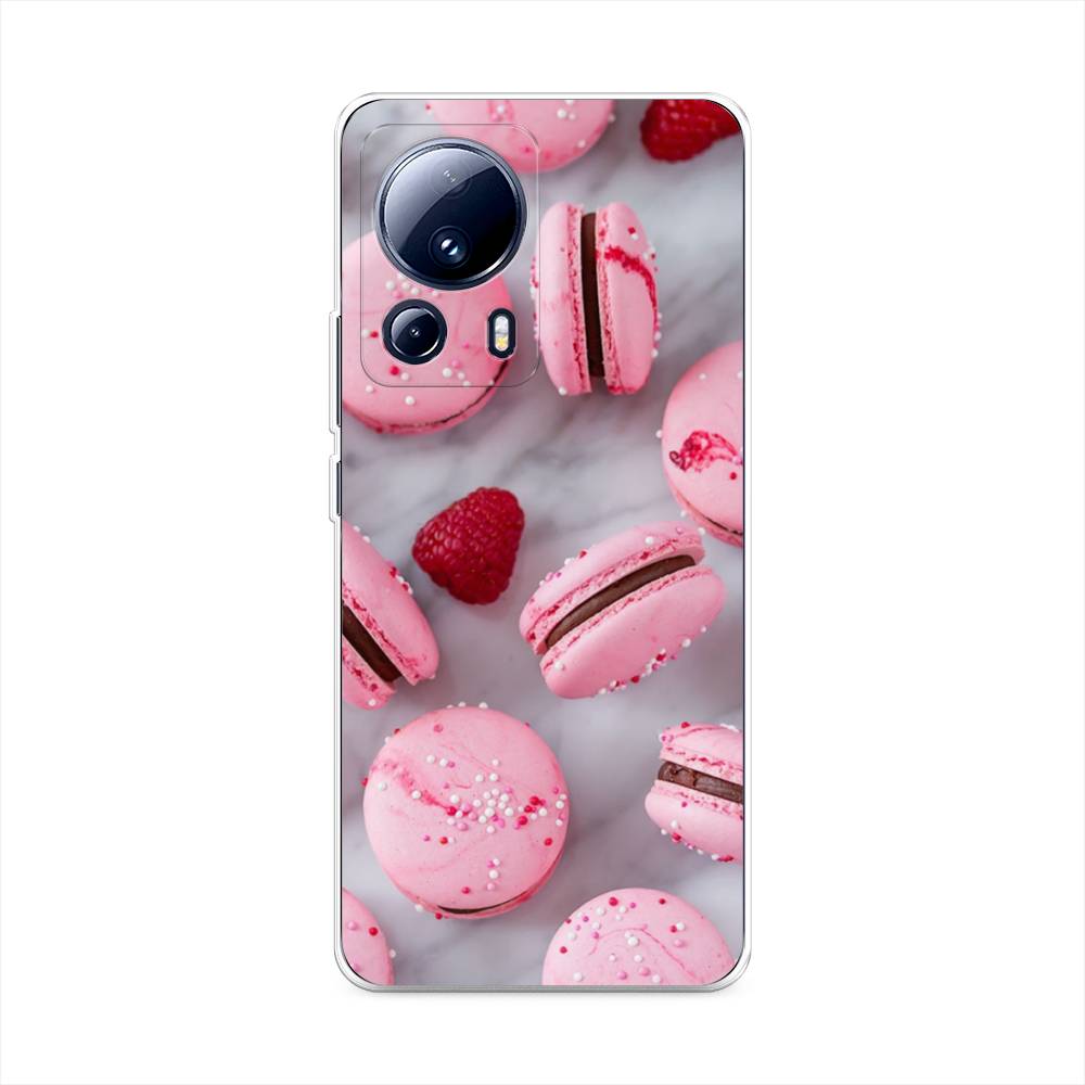 

Чехол Awog на Xiaomi 13 Lite "Макарони с малиной", Серый;розовый, 318150-10