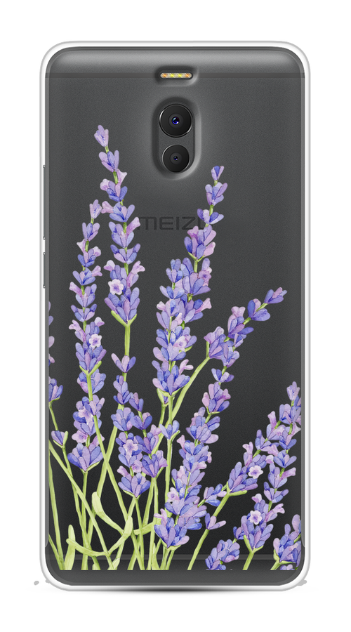 

Чехол на Meizu M6 Note "Лавандовые стебли", Фиолетовый;зеленый, 72150-1