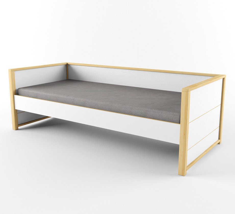 

Кровать детская 38 Попугаев Робин Wood Лайт белый 190x80, Белый;дуб, Робин Wood Лайт