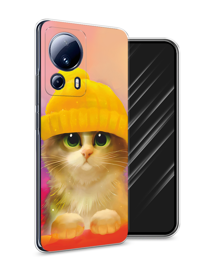 

Чехол Awog на Xiaomi 13 Lite "Котенок в желтой шапке", Желтый, 318150-2
