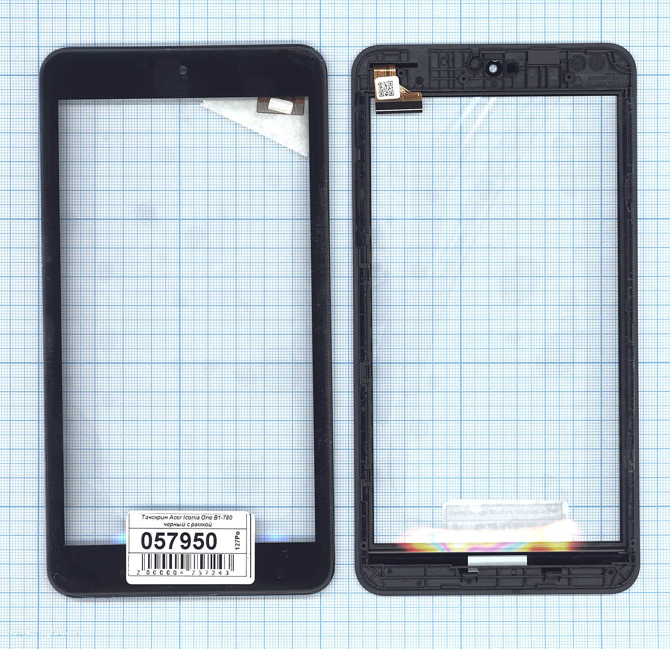 

Тачскрин OEM для Acer Iconia One B1-780 с рамкой (100157950V), Черный, для Acer Iconia One B1-780 черное с рамкой