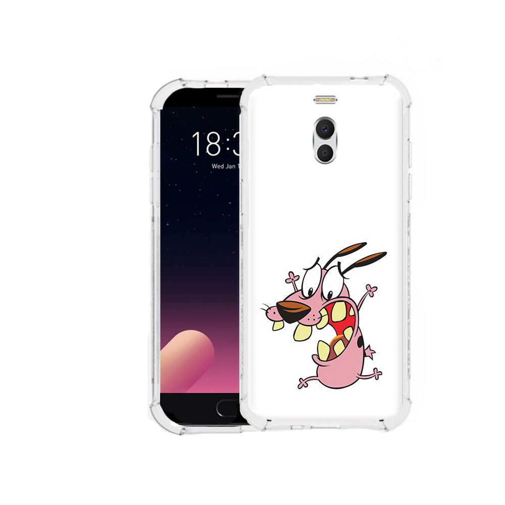 

Чехол MyPads Tocco для Meizu M6 Note зубастый бобик, Прозрачный, Tocco