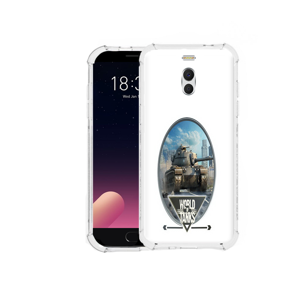 

Чехол MyPads Tocco для Meizu M6 Note игра с танками, Прозрачный, Tocco