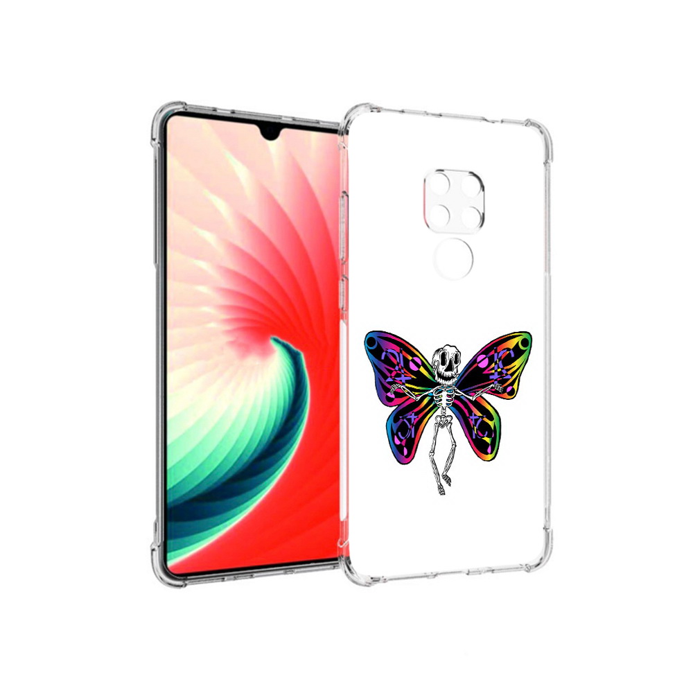 

Чехол MyPads Tocco для Huawei Mate 20 эффект бабочки, Прозрачный, Tocco
