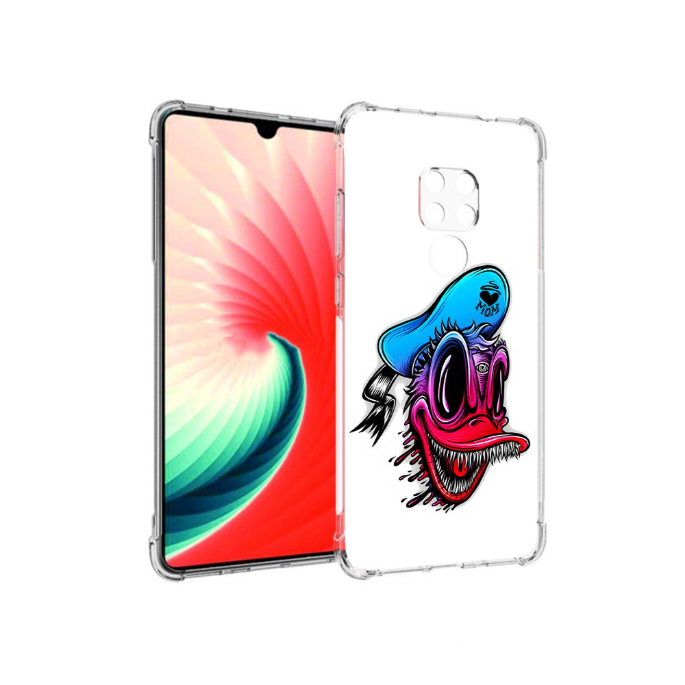 

Чехол MyPads Tocco для Huawei Mate 20 Дональд, Прозрачный, Tocco