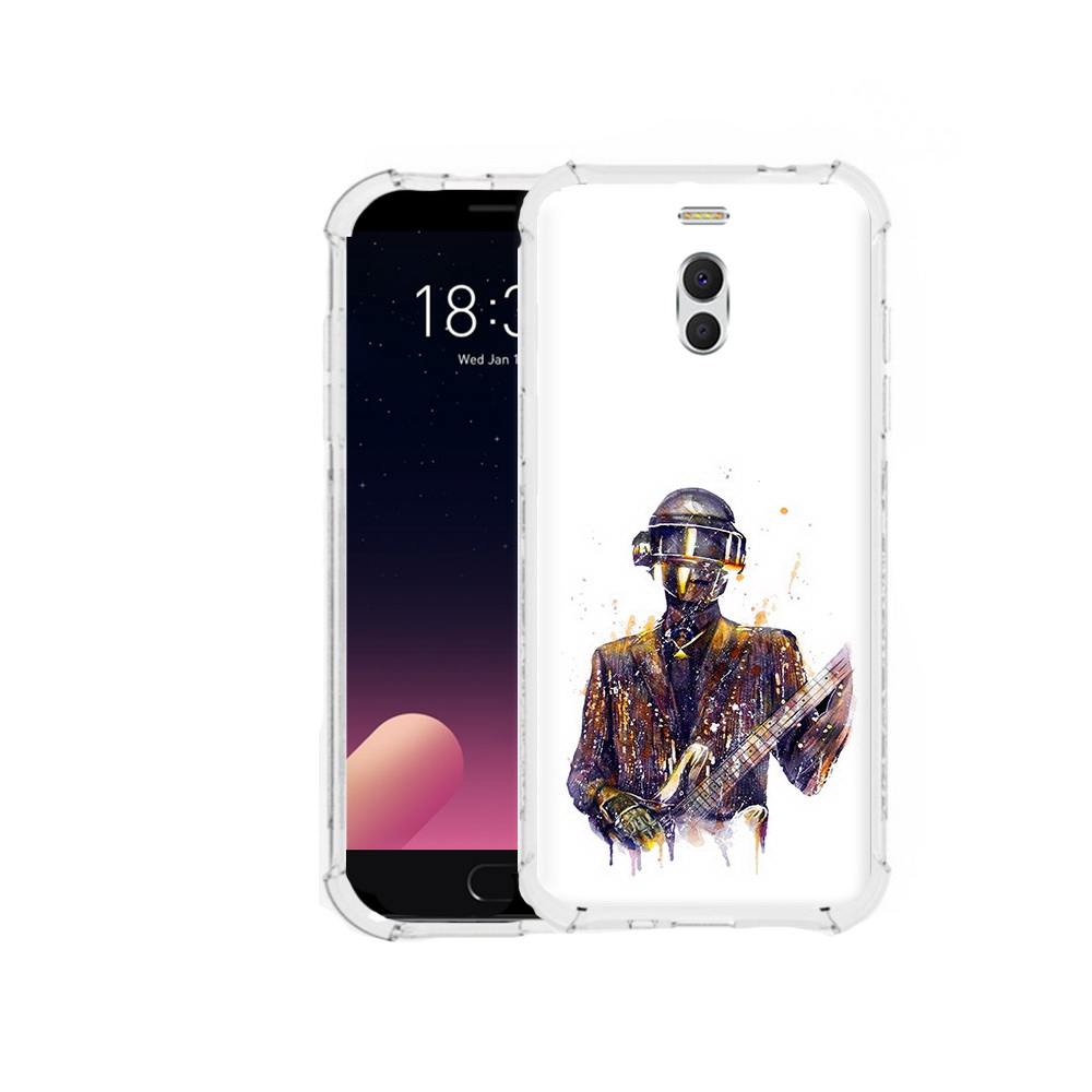 

Чехол MyPads Tocco для Meizu M6 Note космо-гитарист, Прозрачный, Tocco