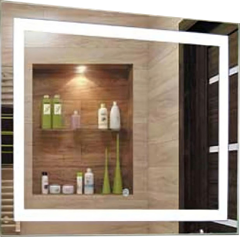 

Зеркало Relisan Doris 800х600 Гл000024324 с подсветкой с сенсорным выключателем, Белый