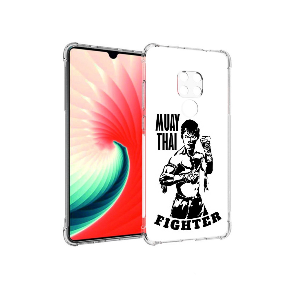 

Чехол MyPads Tocco для Huawei Mate 20 Единоборства муайтай, Прозрачный, Tocco
