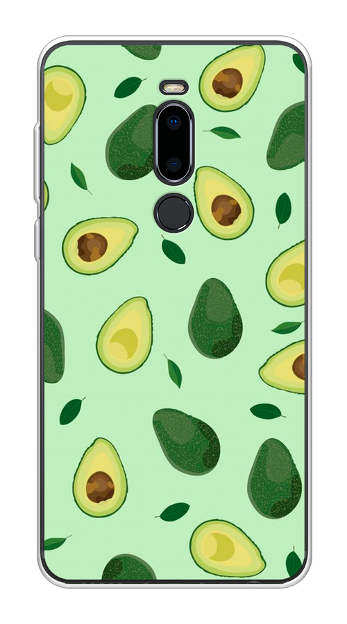 

Чехол на Meizu M8 "Blue avocado", Коричневый;зеленый, 73150-1
