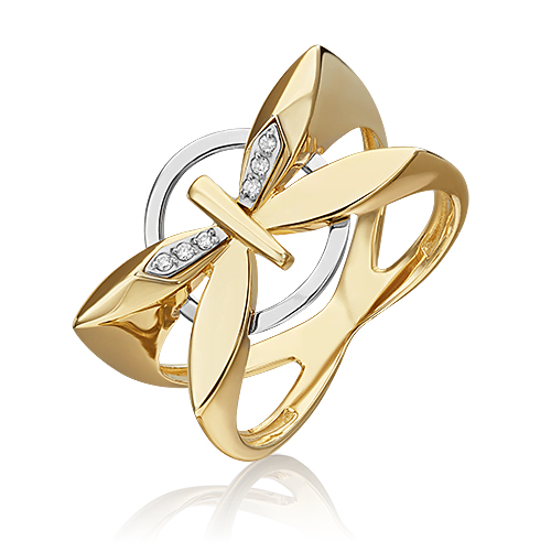 

Кольцо из золота р. , PLATINA jewelry 01-5493-00-101-1121, бриллиант, 01-5493-00-101-1121