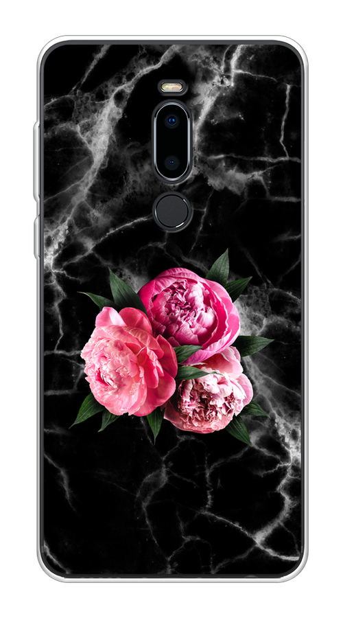 

Чехол на Meizu M8 "Букет на черном мраморе", Черный;серый;розовый;зеленый;белый, 73150-1