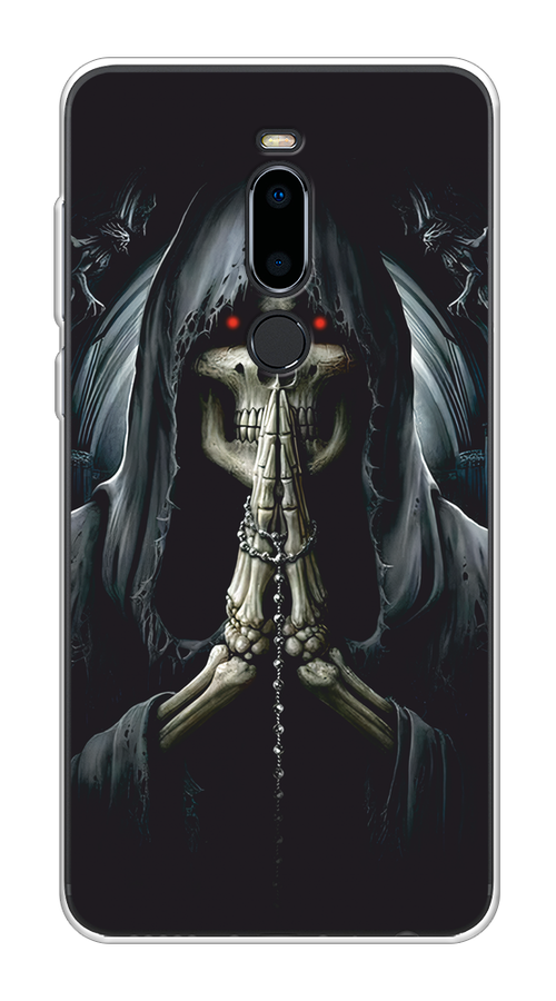 

Чехол на Meizu M8 "Молитва", Серый, 73150-1