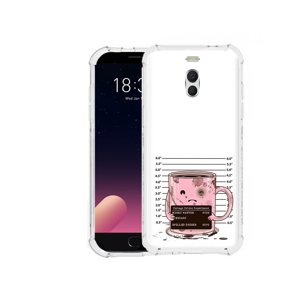 

Чехол MyPads Tocco для Meizu M6 Note кружка, Прозрачный, Tocco