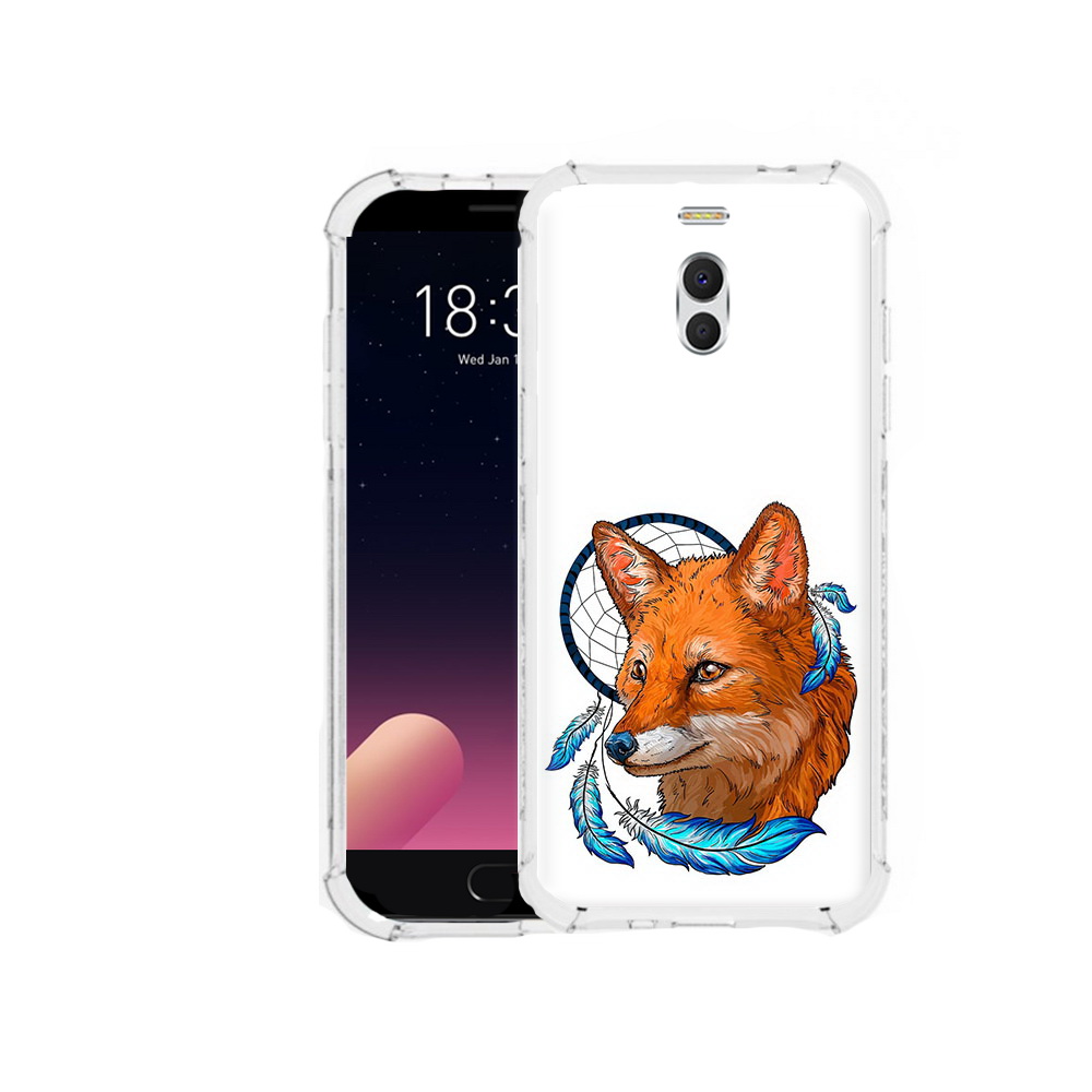 

Чехол MyPads Tocco для Meizu M6 Note лиса и ловец снов, Прозрачный, Tocco