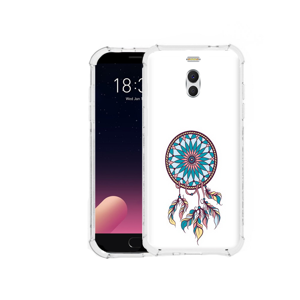 

Чехол MyPads Tocco для Meizu M6 Note ловец снов синий, Прозрачный, Tocco