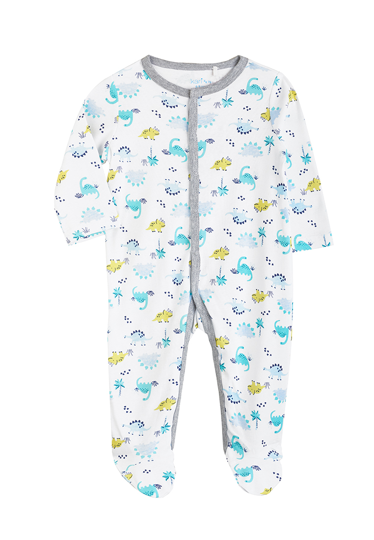 фото Комбинезон детский повседневный kari baby ss21b02000508 белый р.62